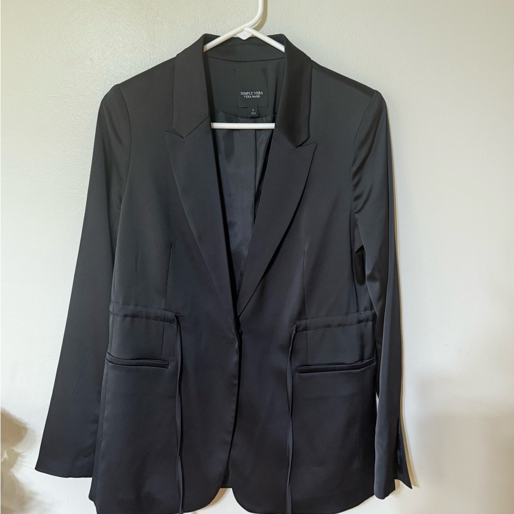 Simply Vera Vera Wang Black Blazer Modern Fit